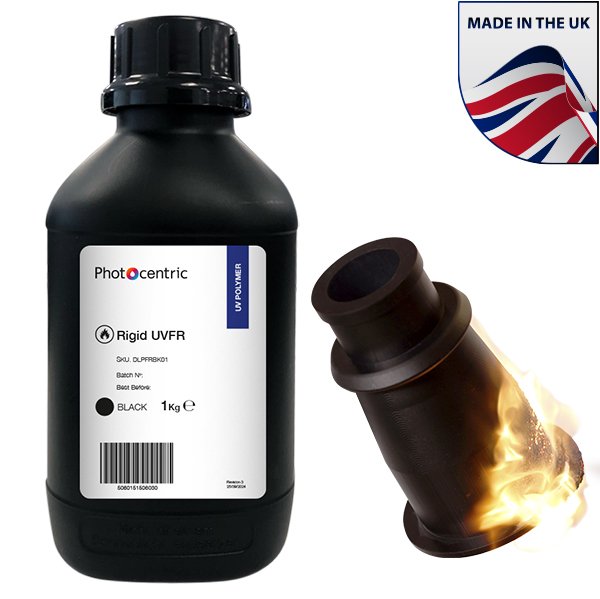 Photocentric Rigid UVFR Flame Retardant Black
