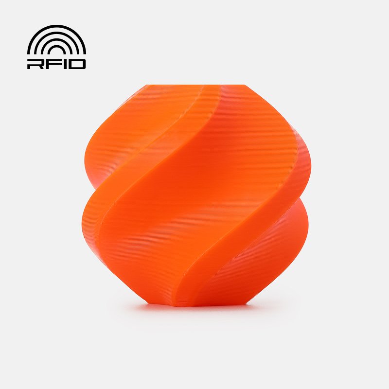 [G00-A00-1.75-1000-SPL] Bambu PETG Basic (Orange-PETG Basic, Filament with spool)