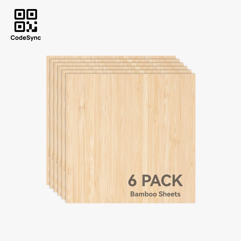 3mm Bamboo Board（6PCS）- YA005