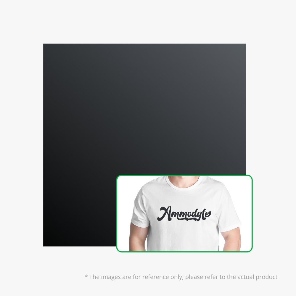 Black Matte Heat Transfer Vinyl - YG001